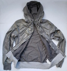 $1295 Designer DOLCE & GABBANA Men's D&G Hooded Coated Metallic Light Jacket 44 - Picture 1 of 8