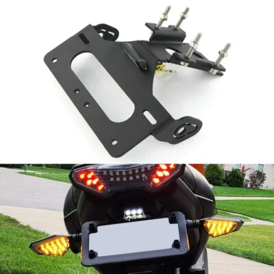 Suporte de placa de licença cauda arrumado ajuste para YAMAHHA MT-09 FZ-09 2014-2016 - Imagem 1 de 4