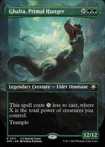 Ghalta, Primal Hunger Borderless R FOIL #11 | SPG Special Guests | MTG - Picture 1 of 1