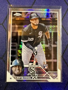 Lenyn Sosa RC 2023 Topps Chrome Rookie Prism Refractor #114 Chicago White Sox - Picture 1 of 2