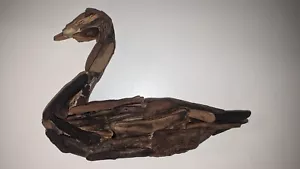 Driftwood Duck Coastal Decor Handmade Rustic Bird - Picture 1 of 6