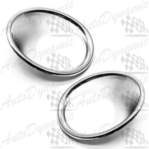 FIT FOR 2007 2008 2009 HONDA CRV CR-V CHROME FRONT BUMPER FOG LIGHTS COVERS PAIR - Bild 1 von 1