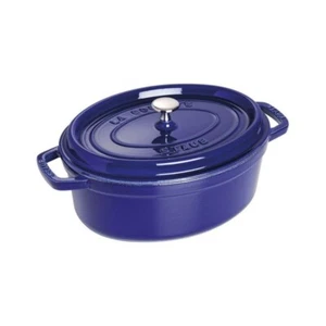 Cocotte Ovale 33 cm Blu in Ghisa - Foto 1 di 1