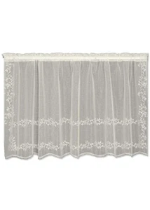 Fenêtre en dentelle transparente écru divin (crème) niveau 30" par Heritage Lace - Photo 1 sur 1