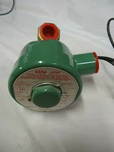 ASCO 8031A17 SOLENOID VALVE 15.4 WATTS, 1/2" PIPE, 7/16 ORIFACE, 120/60 "NEW" - Picture 1 of 8