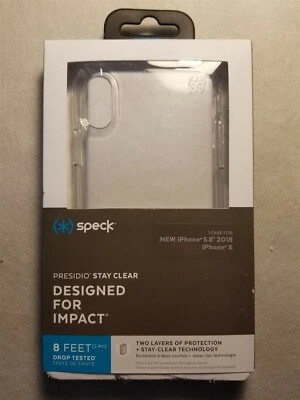 Funda Speck Presidio Stay Clear para iPhone X/XS! Foto 1 de 3