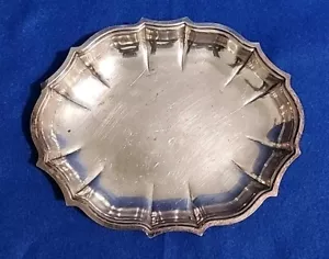 Vtg CHIPPENDALE International Silver Company Serving Bowl #694 5 7/8" x 7 1/8" - Picture 1 of 4