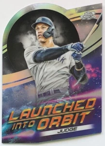 AARON JUDICE 2022 Topps Cosmic Chrome lanciato in orbita #LIO8 NEW YORK YANKEES - Foto 1 di 2