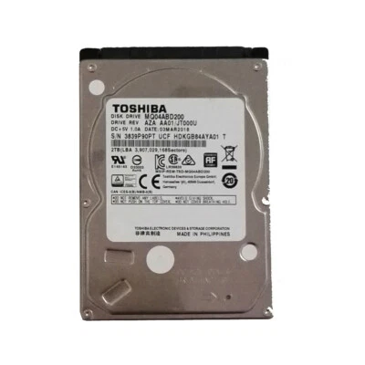 Toshiba MQ04ABD200 2TB 5400RPM 128MB SATA 6Gb/s 2.5" Laptop /PS4 HDD Hard Drive - Image 1 of 3