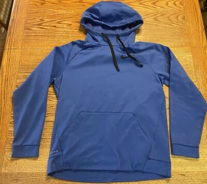 Nike Dri-Fit Hoodie Long Sleeve Blue Size Medium Unisex - Picture 1 of 6