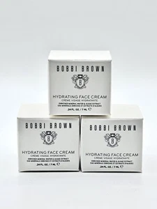 (3) Bobbi Brown Hydrating Face Cream .24 Oz. Each Travel Mini New In Box - Picture 1 of 4