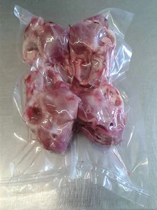 Kaninchen,Köpfe,Fleisch,BARF,Hundefutter,40 Stück(8x5 Stück) Vakuum verpackt TK - Bild 1 von 3