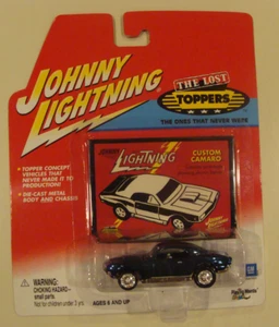 Johnny Lightning The Lost Toppers 2001 ~ Camaro personalizado 1969 ~ azul... #105-01... MOMC - Imagen 1 de 5