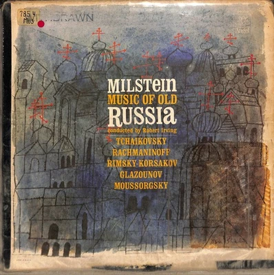 Nathan Milstein – Music of Old Russia LP 1963 US Pressing Angel Classical Violin - Image 1 of 2