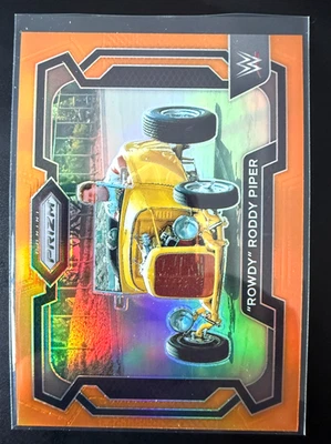 2024 Panini Prizm WWE "Rowdy" Roddy Piper Orange /99 - Image 1 of 2
