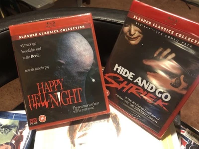 Happy Hell Night & Hide And Go Shriek - Blu-Ray 88 Films Slasher Classics SEALED - Image 1 of 2