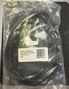 Comtop 10Ft 9 to 4 Pin IEEE 1394b FIREWIRE 800 Cable - Picture 1 of 1