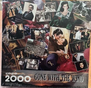 SPRINGBOK Hallmark Gone With The Wind 2000 Piece Puzzle 1995, Sealed, New - Picture 1 of 2