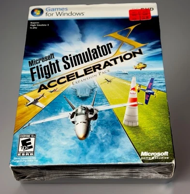 Microsoft Flight Simulator X Acceleration Expansion Pack PC Windows 2007 Sealed - Image 1 of 4
