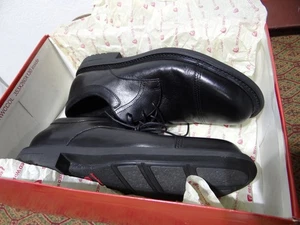 Scarpe Oxford Red Wing Crosby 4626 nere in pelle punta a cappuccio da uomo taglia 11 EE - Foto 1 di 10