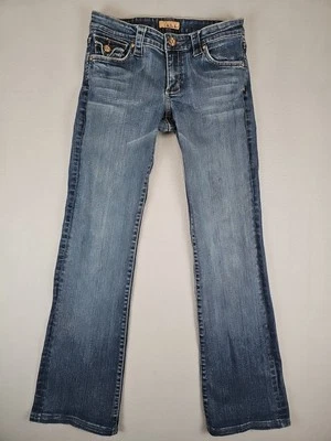 Women's See Thru Soul Low Rise Bootcut Jeans Size 28x30 Distressed Flap Pocket - Image 1 of 4