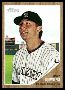 2011 Topps Heritage #430 Troy Tulowitzki Short Print - Picture 1 of 2