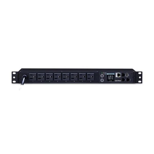 CyberPower PDU31001 Monitored PDU, 100-120V/15A, 8 Outlets, 1U Rackmount - Picture 1 of 3