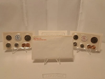 1982 P & D неофициальный не бывший в обращении набор из 12 монет | некоторые тонировки | комбинированная доставка - Изображение 1 из 4