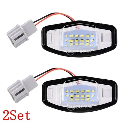 Luz de matrícula 18 LED para Honda Civic Accord Odyssey Acura TL RL TSX MDX Foto 1 de 4