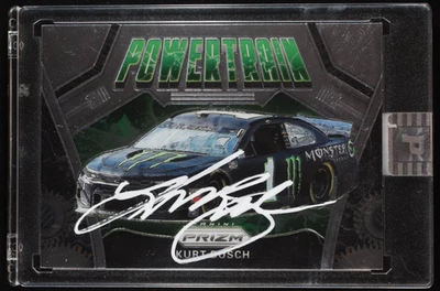 Kurt Busch (HOF) Signed 2020 Panini Prizm - Power Train #82 - COA (PA) - Image 1 of 2