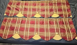 2 Karo/Stange Taschenvolants von Country Vorhänge ©️ The Vermont County Store - Bild 1 von 11