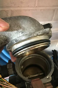 SAAB B204 INTAKE O RING SEAL 900 9000 B234 TOP HAT TO THROTTLE BODY INLET PIPE - Picture 1 of 2