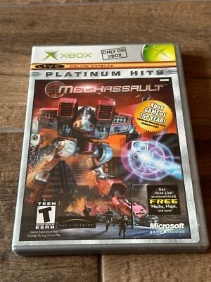 MechAssault (Microsoft Xbox, 2002) CIB (Complete in Box) With Manual - Tested - Image 1 of 4