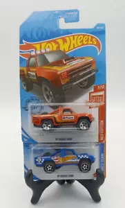Hot Wheels 87 Dodge D100 2021 HW Race Team 1/10 168/250 + 2019 Red Edition 7/12 - Picture 1 of 12