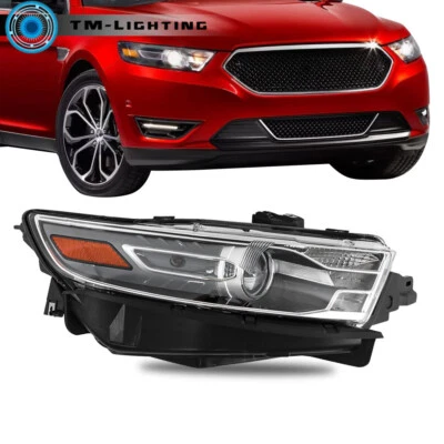 For 2013-2014 Ford Taurus SE Limited SEL Right Side Headlight Headlamp Grey HIR2 - Image 1 of 4
