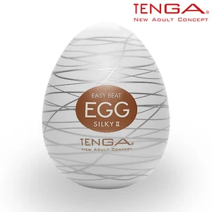 TENGA Ei SILKY II - EIFÖRMIGES Silikon HERREN Stroker - Penismassagegerät jede Größe - Bild 1 von 4