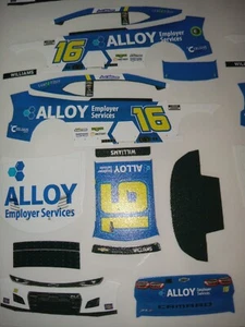 Josh Williams Alloy Employers 2024 Custom 1/64 Peel & Stick Decals - Picture 1 of 1