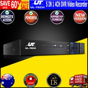 UL-tech CCTV Security Camera System 4CH DVR 1080P 5in1 Recorder Surveillance - Picture 1 of 10