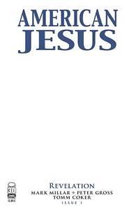 American Jesus #1 Blank Variante Abdeckung C