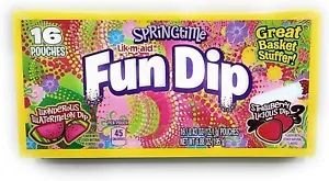 48 Päckchen Lik-m-aid Fun Dip Sour Stix & Puder Bonbons 3 Schachteln à 16 - Bild 1 von 2