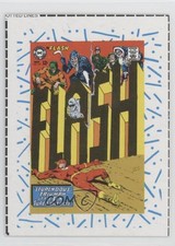 1989 DC Comics Backing Board Cards Great Teams The Flash Flash #112 06ff