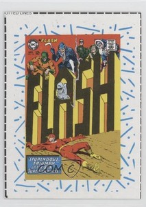 1989 DC Comics Backing Board Cards Great Teams The Flash Flash #112 06ff