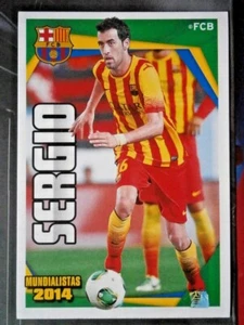 BUSQUET #190   FCB BARCELONA 2013/2014 PANINI  STICKER - Picture 1 of 2