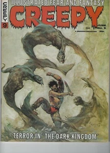 Creepy #9 junio 1966 Warren Magizine Frazetta cubierta debut de Wrightson 9,8 casi nuevo/como nuevo - Imagen 1 de 11