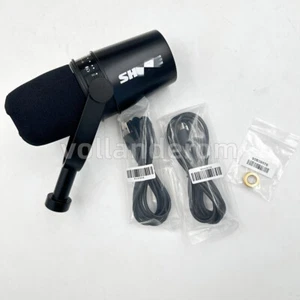 MV7 Cardioid Dynamic Vocal / Broadcast Microphone USB & XLR Outputs Black - Picture 1 of 7