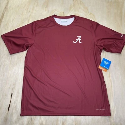 NUEVA Camisa Alabama Crimson Tide Columbia Terminal Tackle Omni-Sombra LG Foto 1 de 4