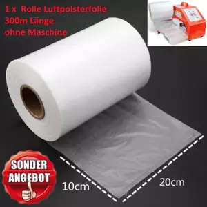 300 m Rolle Luftpolsterkissen Luftpolsterfolie Luftkissenfolie Luftpolstermatte - Bild 1 von 16