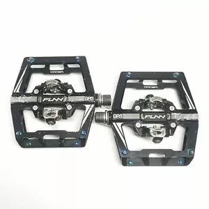 Funn Mamba doppelseitiges Clipless-Pedal, 9/16 Zoll CrMo-Achse (schwarz) - gebraucht - Bild 1 von 8