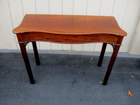 63868  Mahogany Console Hall Table Sideboard Server Stand Cover