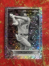 2022 Topps Chrome Shohei Ohtani Black & White Mini Diamond Refractor #1  Dodgers
